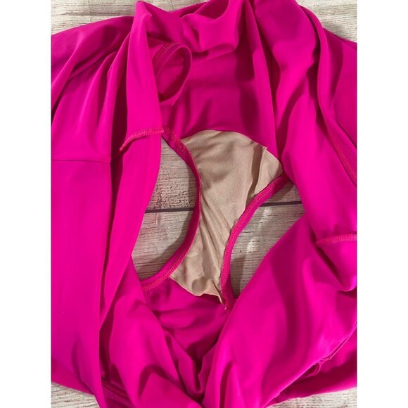 Lane Bryant Women's Hot Pink Swim Skirtini - 28 - Picture 10 of 10